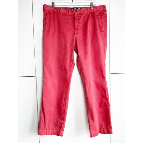 Brooks Brothers Red Fleece Brick Red Khaki Pants 38x30 Chino Golf - Picture 1 of 8